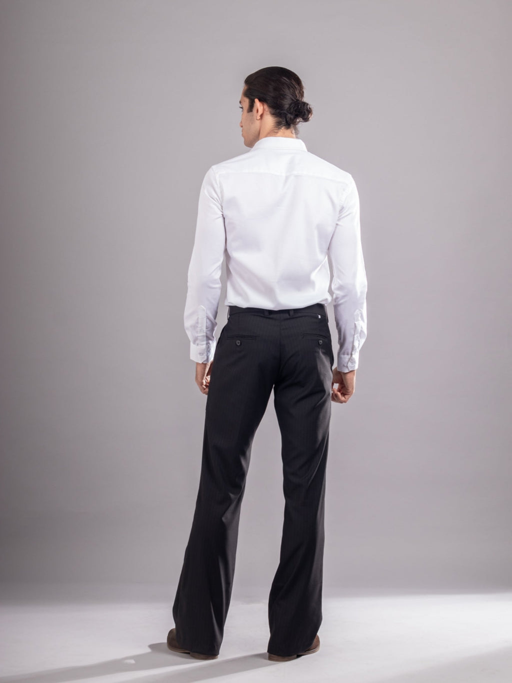 Classic Black Urban Stripe Bootcut Flexiwaist Pant