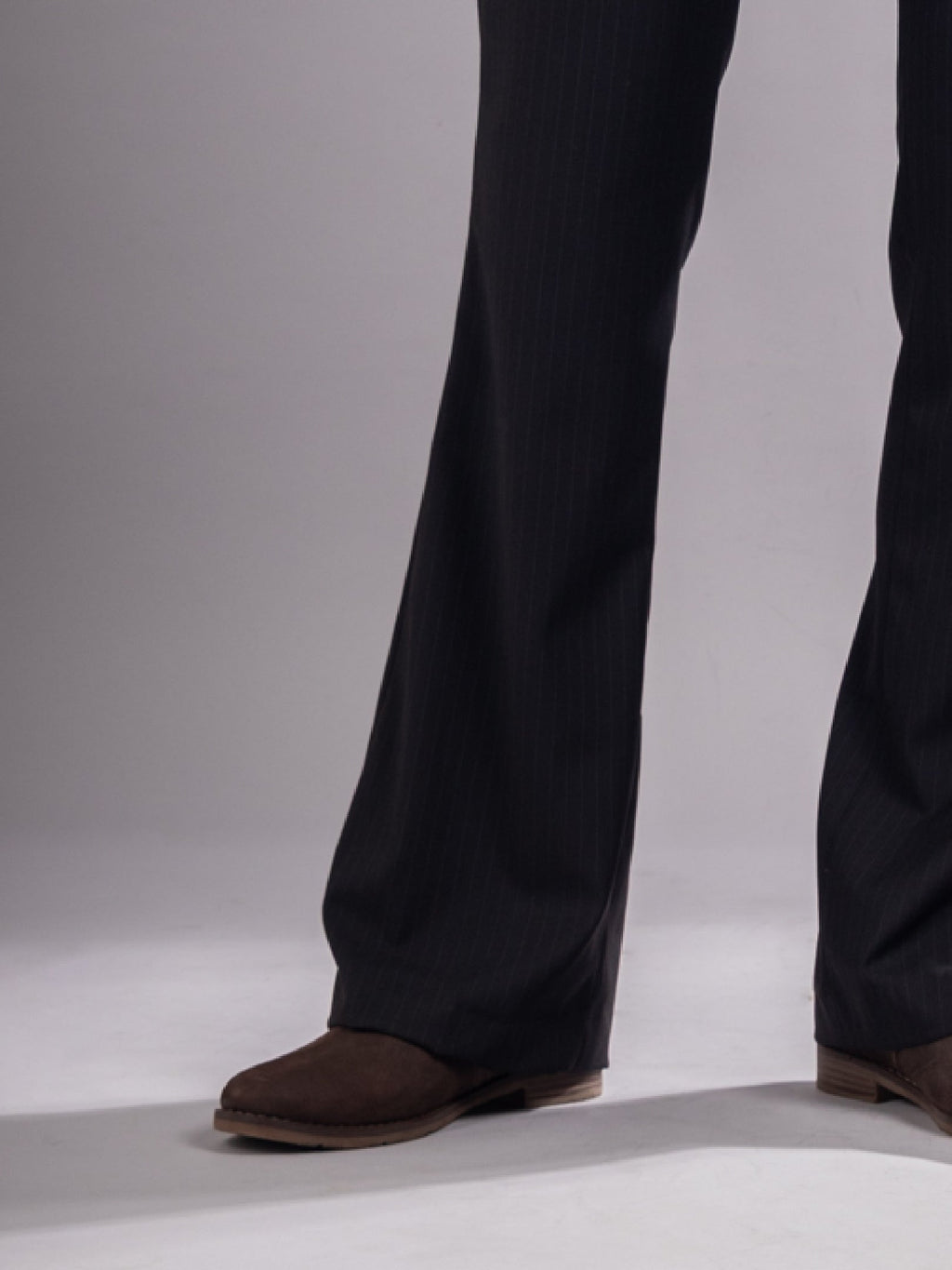 Classic Black Urban Stripe Bootcut Flexiwaist Pant