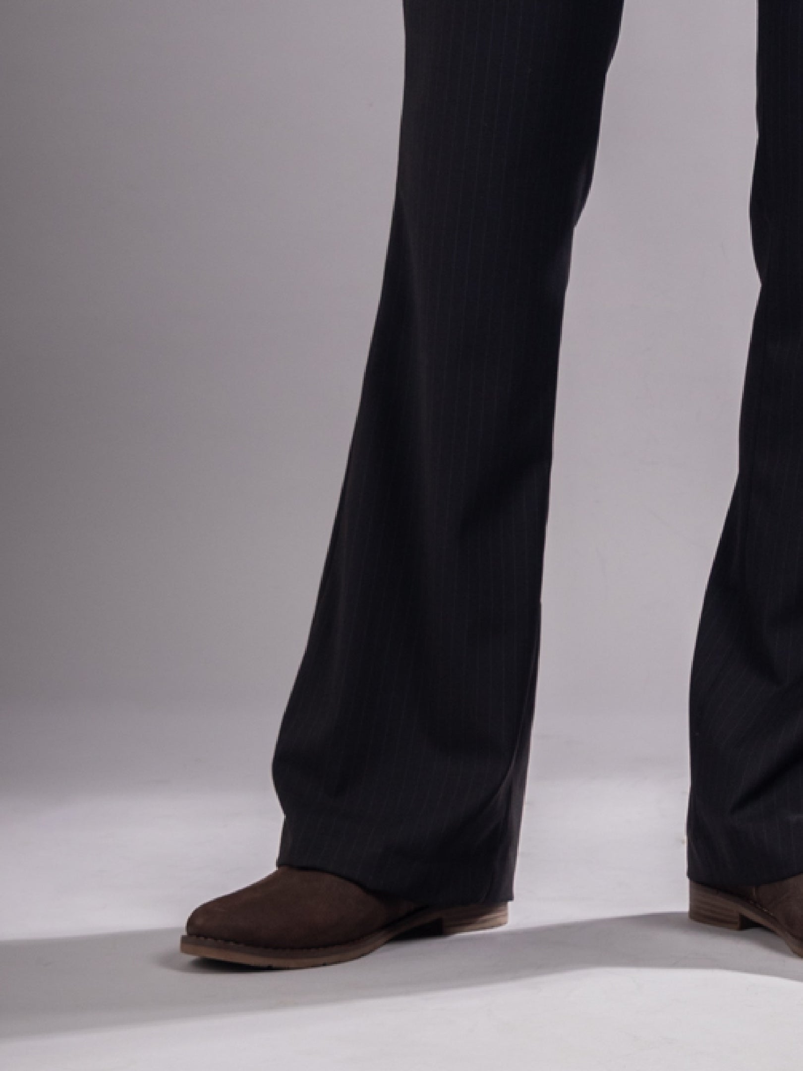 Classic Black Urban Stripe Bootcut Flexiwaist Pant