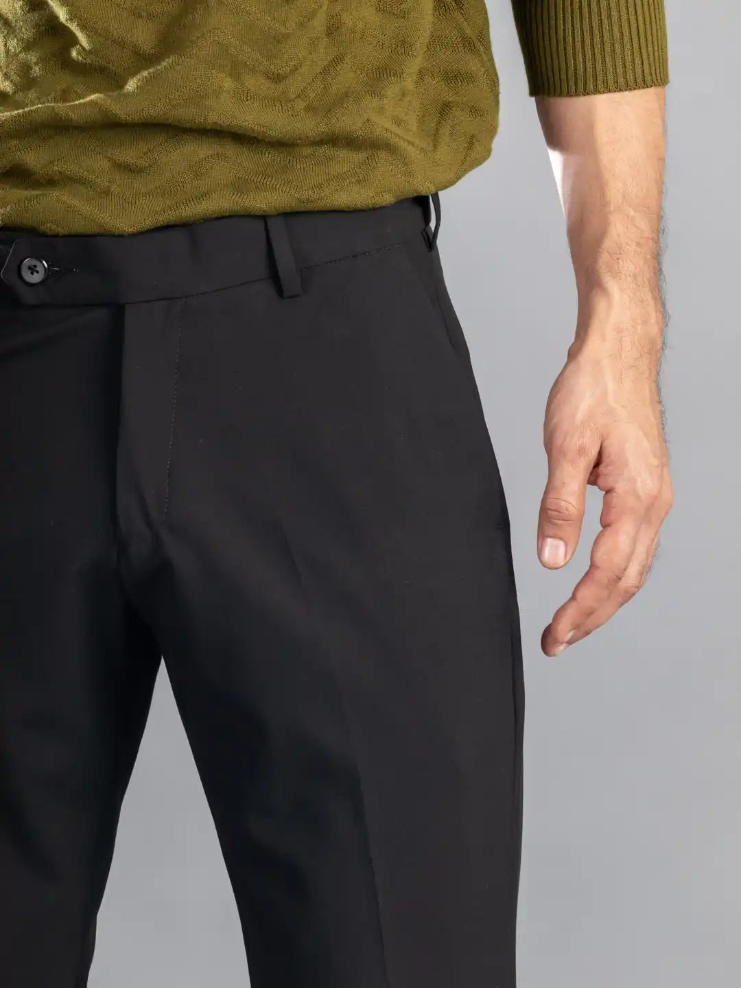 Jet Black Bootcut Flexiwaist Pant