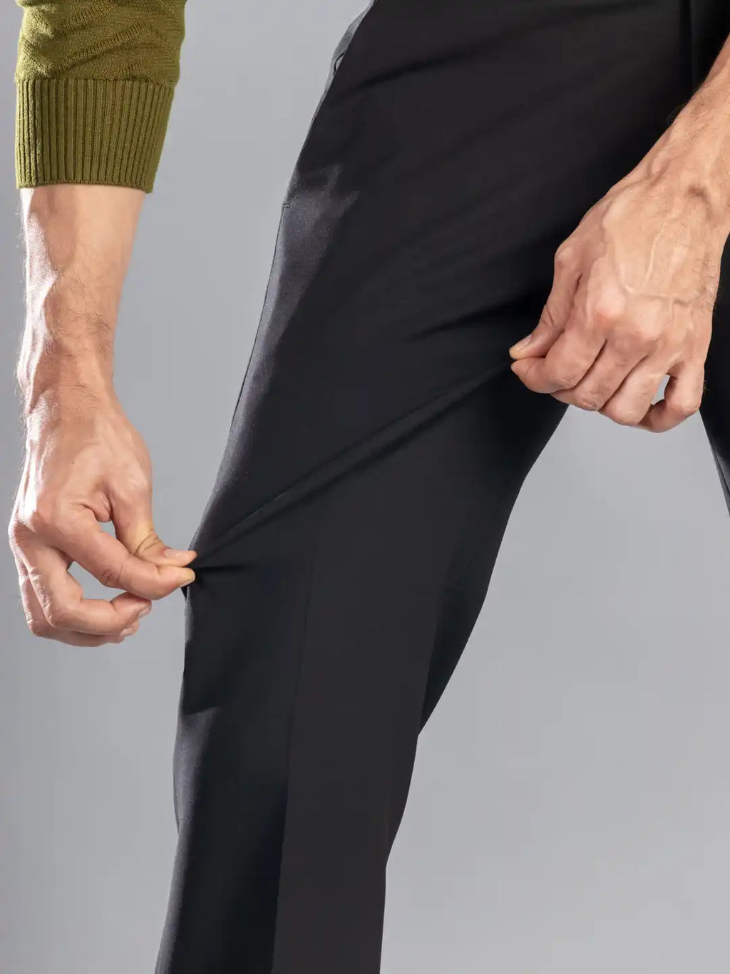 Jet Black Bootcut Flexiwaist Pant
