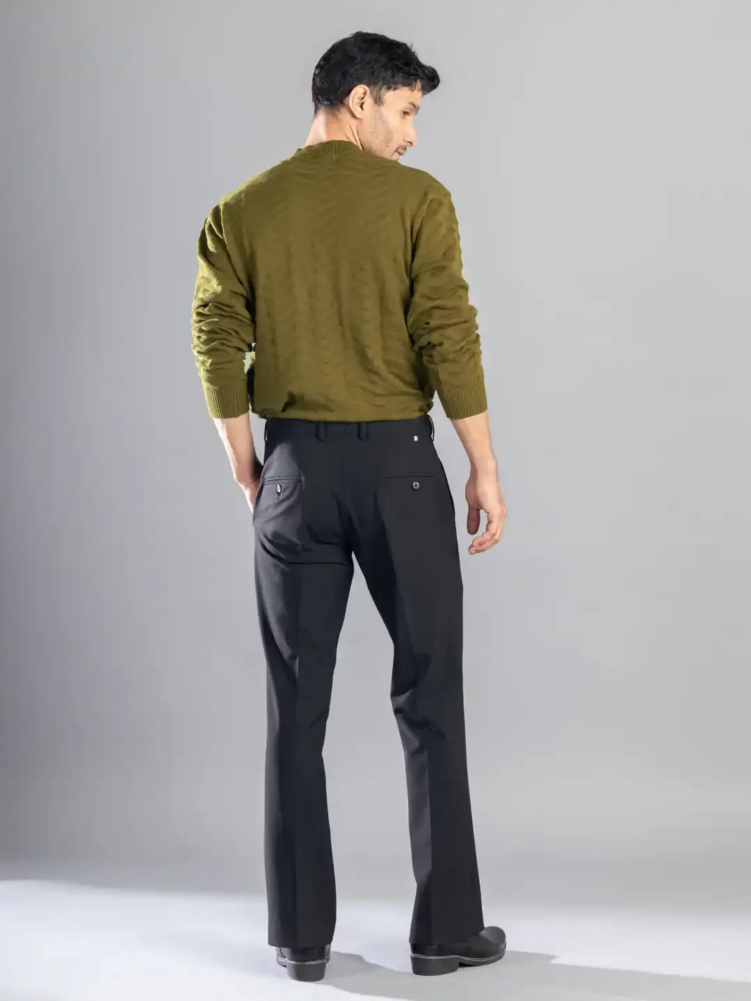 Jet Black Bootcut Flexiwaist Pant